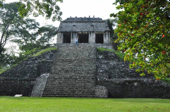 O templo do Conde em Palenque, Chiapas, no sul do México